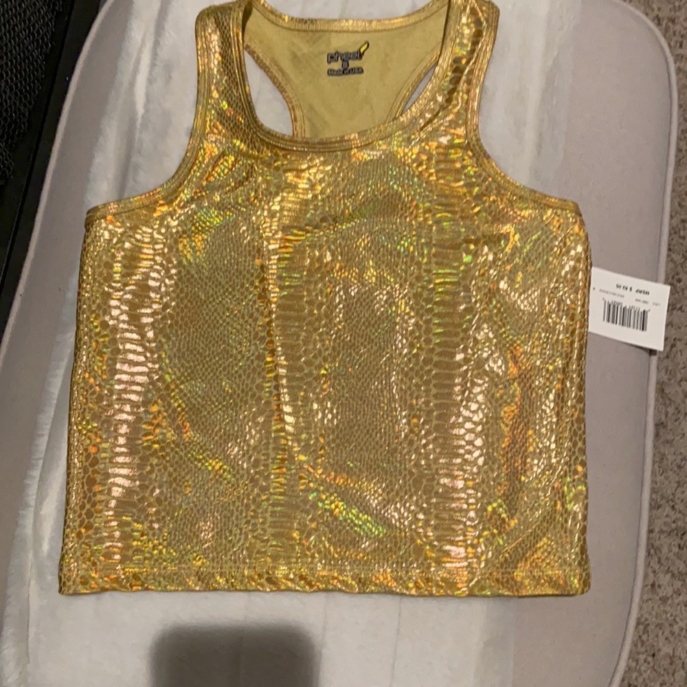 Pheel LASER CROP Top in size S